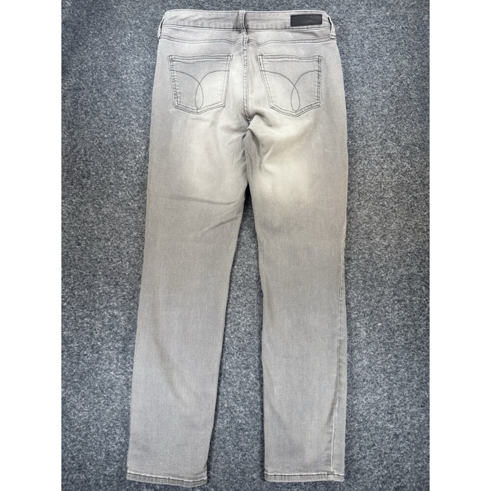 Calvin Klein Ultimate Skinny Jeans Size 10/30 Gray Stretch Faded Denim 0364 - Picture 3 of 11